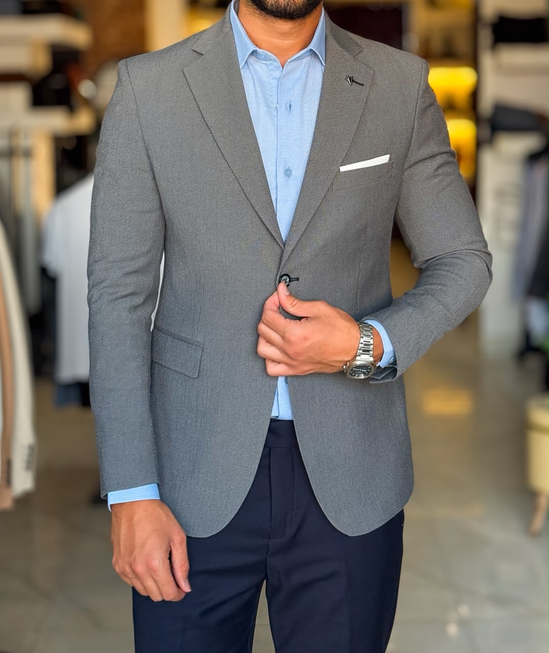 Lycra Blazer- Gery