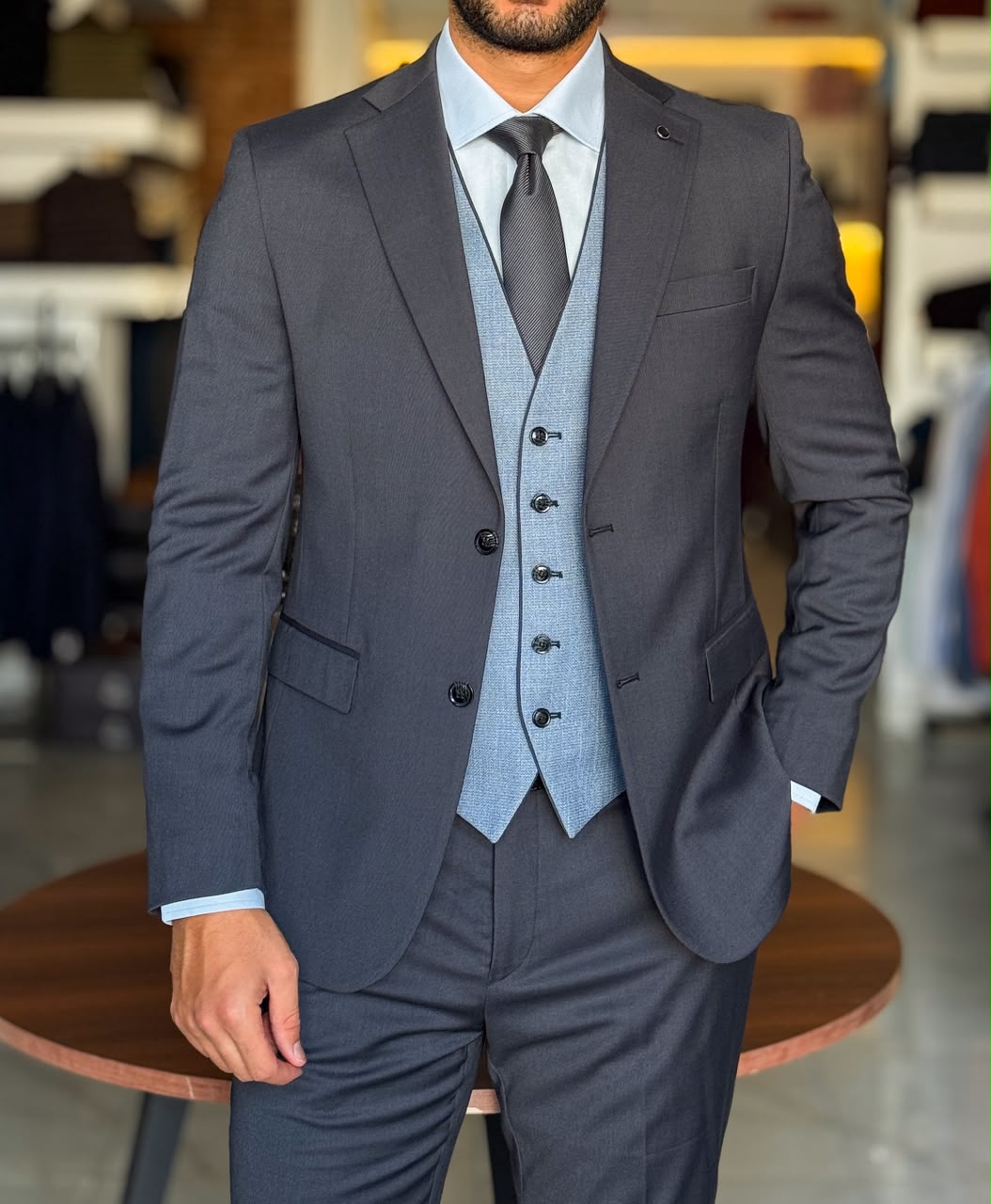3-Piece Suit Gray