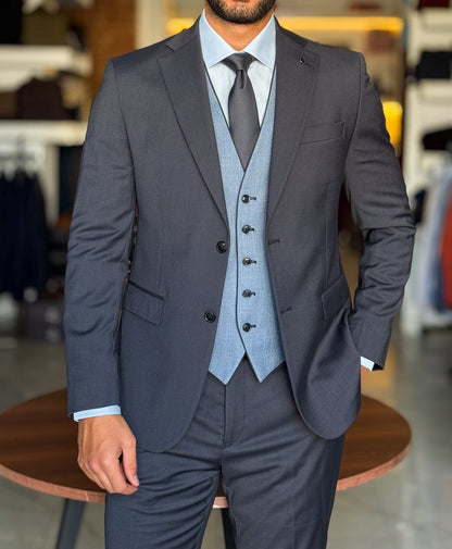 3-Piece Suit Gray