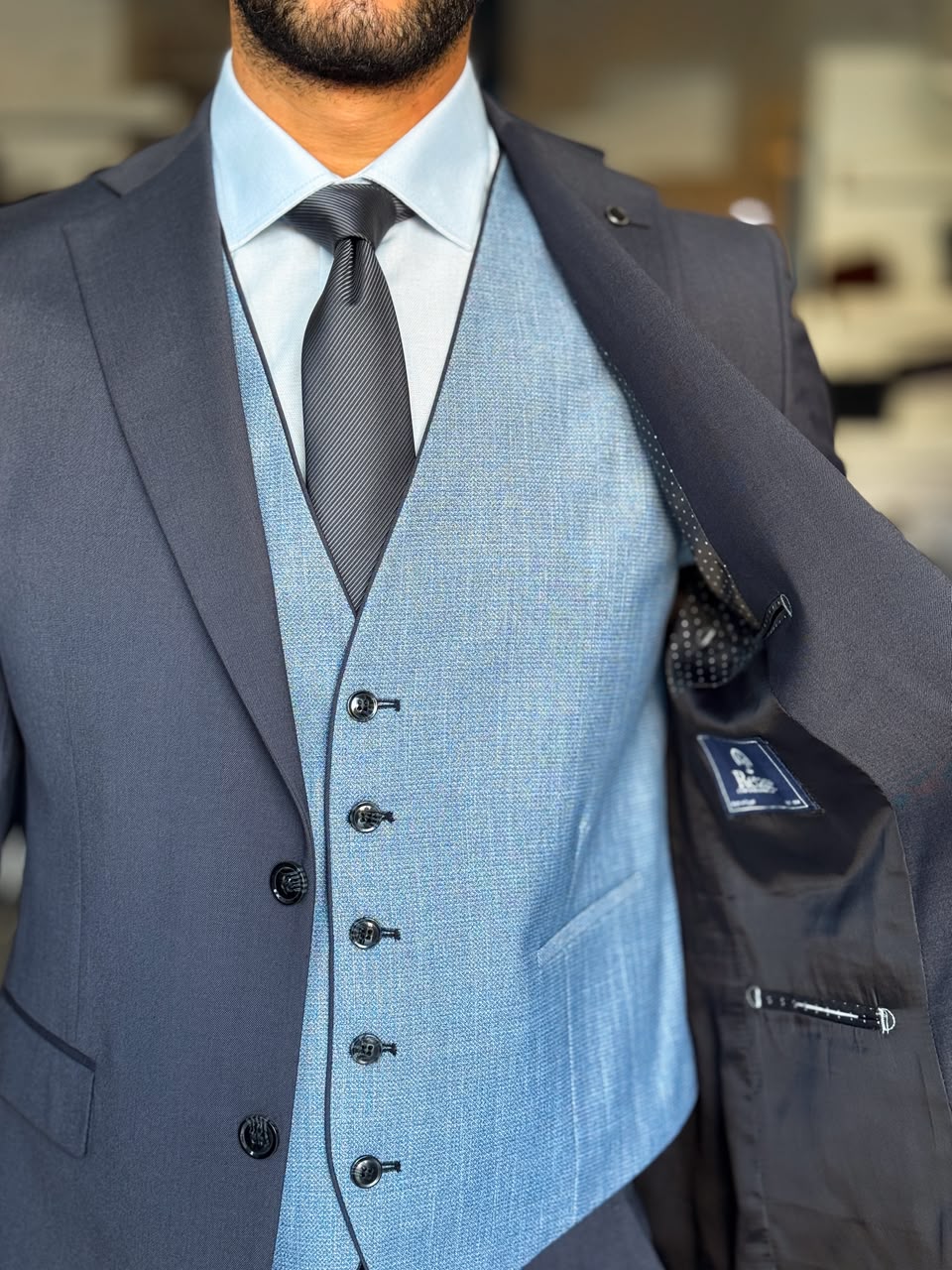 3-Piece Suit Gray