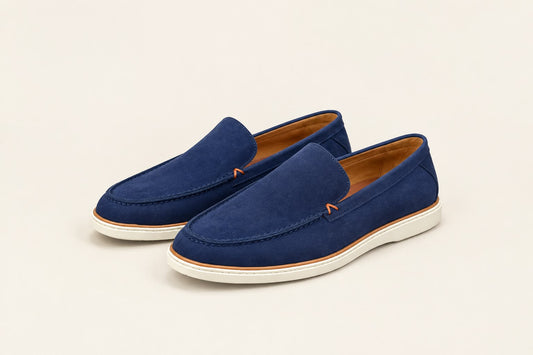 Ankle Shoes - Navy