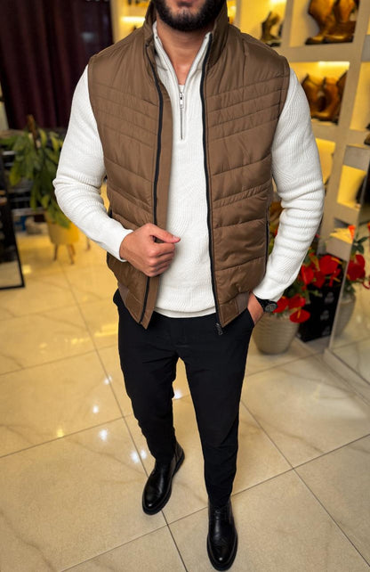 Brown -Vest Waterproof