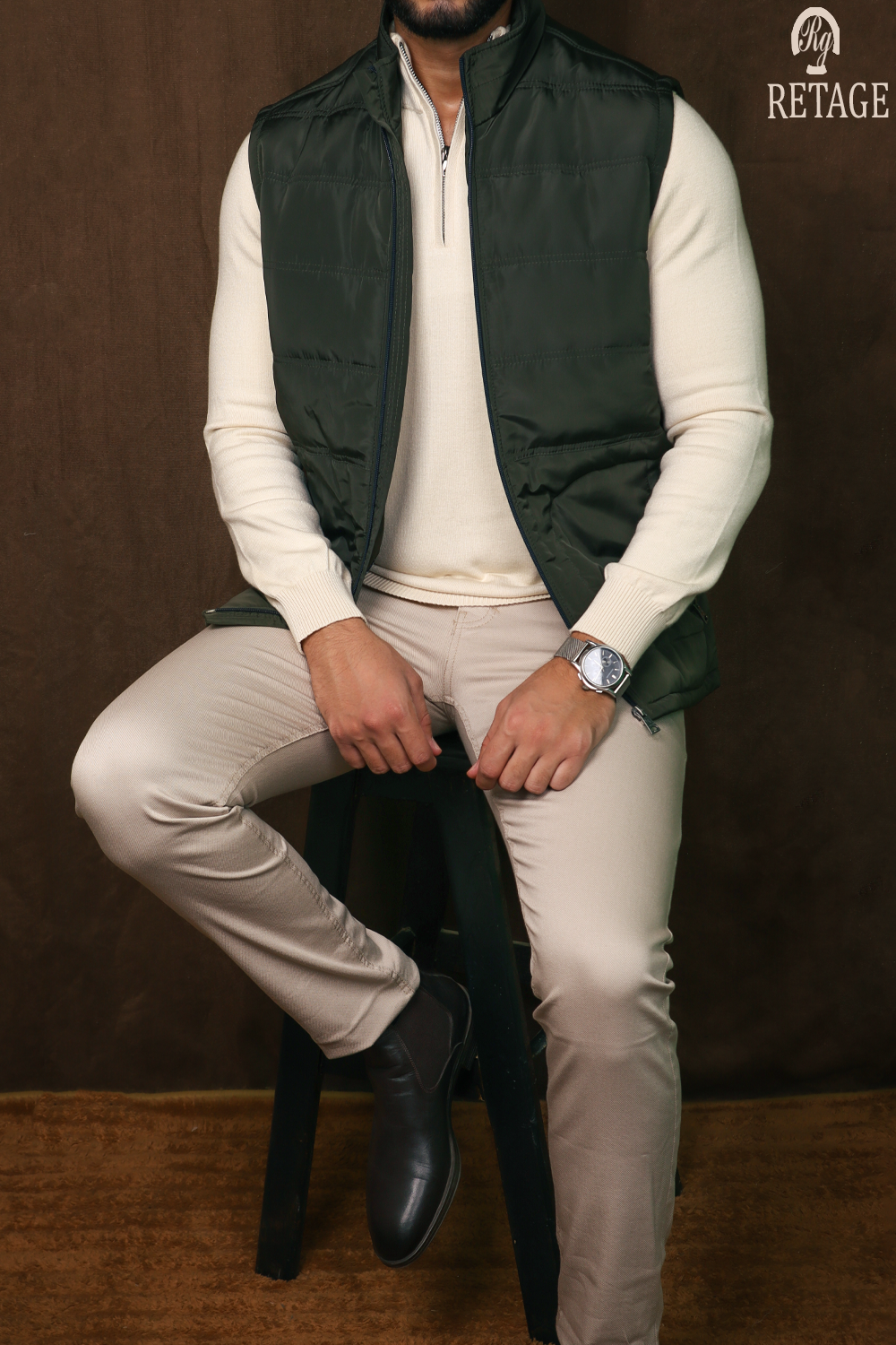 olive-Vest Waterproof